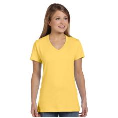 Camiseta feminina Nano-T com gola V Hanes