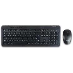 Kit Teclado e Mouse sem fio recarregável  Multilaser TC250