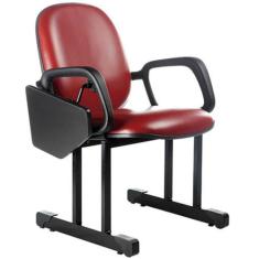 Poltrona Diretor Universitária Linha Auditório Vermelho - Design Offic