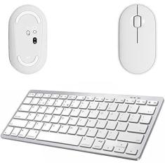 Mouse, Teclado Bluetooth Galaxy Tab S8 5G SM-X706 11" Branco - BD Net 