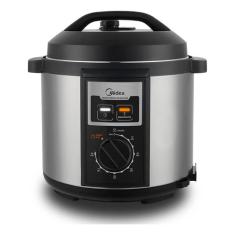 Panela De Pressão Elétrica 6 L Mecânica Inox Midea PPB71.PPB72