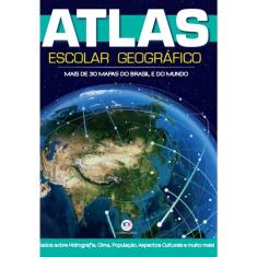 Atlas escolar geográfico - Mais de 30 mapas de Brasil e do mundo