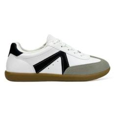 Tênis Vizzano Feminino Casual 1430.102 Branco/Cinza/Preto-Feminino