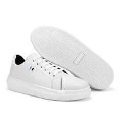 Tênis Masculino SB Streetwear Branco Casual Dia a Dia Antiderrapante-Masculino