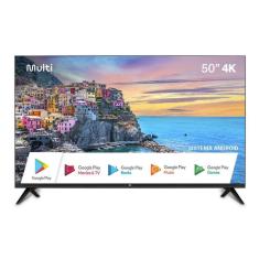 Tv 50 Dled Smart 4k Uhd Android  TL067M  Multilaser