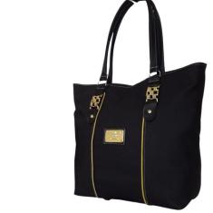 Bolsa Barata de Ombro Tecido Sintético Bs17 - Victoria Segrob, Marrom 