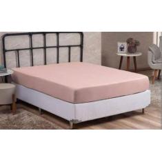 Lençol Queen Avulso PREMIUM - lençol queen avulso liso, Rosa, 1,98x1,5