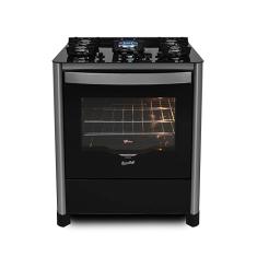 FISCHER FOGÃO DE PISO À GÁS 5 BOCAS GRAND CHEFF COM GRILL INOX 127V - 26988-59780