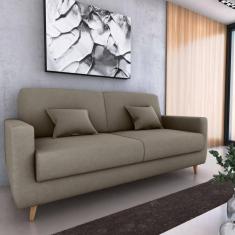 Sofá Cama Emilia Veludo Cappuccino E434 - Matrix