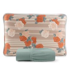 Jogo de Lençol Casal Malha Fresca 100% Algodão - iCasa, Verde