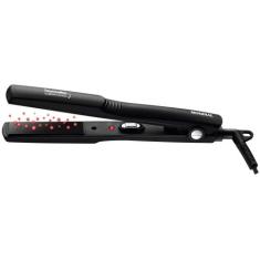 Chapinha/Prancha de Cabelo Mondial P-15 - Cerâmica 220C, Preto, Bivolt