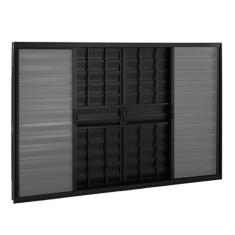 Janela Veneziana em Alumínio 100 x 150 x 8 cm Grade 6 Folhas V. Boreal