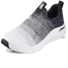 Skechers Tênis feminino, Wbk=branco/preto, 38