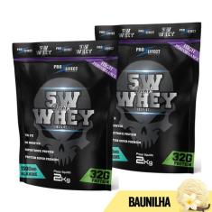 Kit 2X Whey Protein 5w Dark Insane 2Kg - Pro Effect - FN Forbis Nutrit