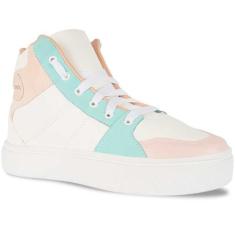 Tênis Feminino Cano Alto Multicolorido de Cadarço A1.23 C - Takata, Br