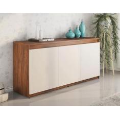 Buffet Bart 3 Portas 136cm Pinho/Off White - Viero
