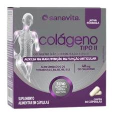 Colágeno Tipo II - 30 caps - Sanavita-Unissex