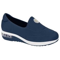 Tênis Casual Feminino Gel Tech Elastano Marinho Modare 7320.239