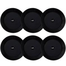 Jogo De 6 Pratos Rasos Redondos 26cm Pratos De Plástico UZ