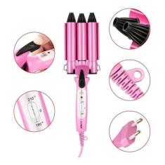 Cacheador Modelador Cachos Tri-ondas Ondulador Menor Preço - TRIONDAS