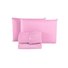 Jogo de Lençol Queen Percal 200 Fios 100% Algodão 03 Peças Jogo de Cam