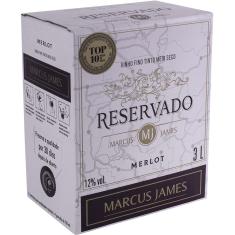 Vinho Marcus James Merlot Tinto Demi-Sec Bag In Box 3Lts