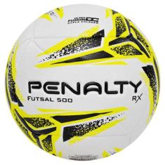 Bola de Futebol Futsal RX 500 XXIII Penalty, Branco, Amarelo