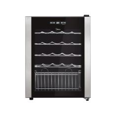 Adega Climatizada Midea 24 Garrafas com Painel Touch WBB241 com Compressor