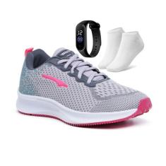 Kit Tênis Feminino Casual Esportivo Para Academia Treino Confortável R