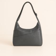 Bolsa Media Alça Transversal Divisorias Feminina de Ombro Estilo Saco 