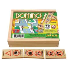 Brinquedo Dominó Trânsito 28 Peças - jottplay