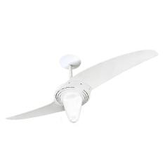 Ventilador De Teto Spirit 201 Branco Lustre Cônico 127V