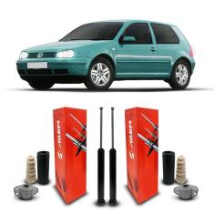 2 Amortecedores Kit Batente Traseiro Vw Golf 2006
