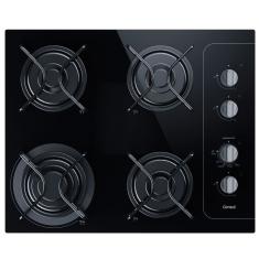 Cooktop Mesa de Vidro 4 Bocas a Gás Consul Facilite CD060AE - Preto