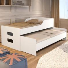 Bicama Solteiro Brasil Bibox Cama com Auxiliar até 120kg - Basoto, bra