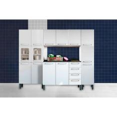 Cozinha Modulada Bertolini Evidence 4 Peças (1 Armário + 1 Balcão + 2 