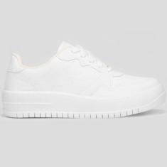 Tênis Vizzano Sneaker Recortes Feminino - Branco, 35