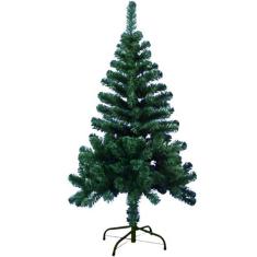 Árvore De Natal Verde Tradicional Com 220 Galhos Decoração Base Metal 