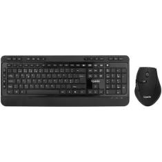 Teclado e Mouse Sem Fio Quanta QTKTM1600 - Preto (Portugues)