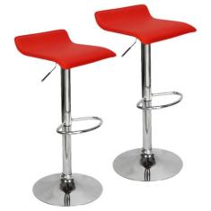 Kit 2 Banquetas Toquio Wave Enzo Belo Horizonte Recouro Giratória C/ R