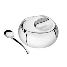 Acucareiro Aço Inox com colher Tramontina