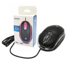 MOUSE USB MS-9 PRETO EXBOM