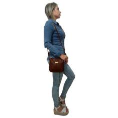 Bolsa Transversal TopGrife Couro-Feminino