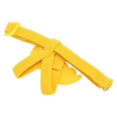 Peitoral para pássaros, com corda elástica de tração para treinamento, adequado para guia de voo, corda para (amarelo)