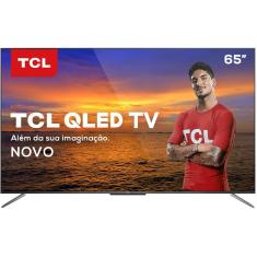 Smart TV TCL QLED 65" 65C715 Ultra HD 4K Android TV Hdr10+ Wi-fi Google Assistant, Bluetooth Integrado, Design Sem Bordas
