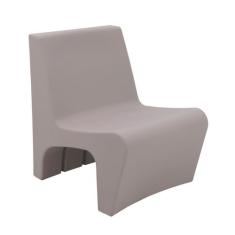 Poltrona Tramontina Berta em Polietileno Camurça, Concreto