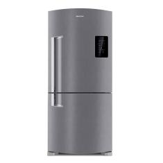 Geladeira Brastemp Frost Free Inverse 588 litros cor Inox com Smart Bar BRE85AK