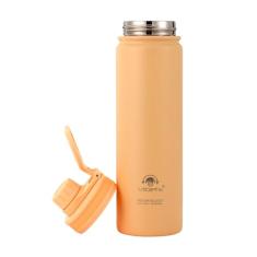 Garrafa térmica inox 650 ml FIT Laranja Vibets®