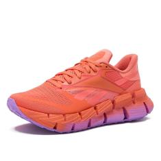 Reebok Tênis de corrida feminino Floatzig, Coral/coral/roxo, 35