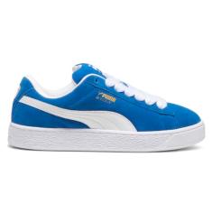 PUMA Tênis masculino de camurça GG, Puma Team Royal/PUMA Branco, 41